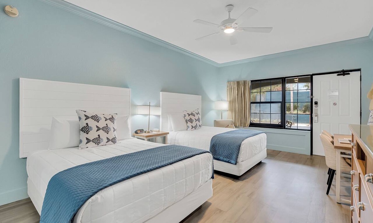 Crystal Beach Hotel | 2 Queen Beds Available. Dog Friendly!