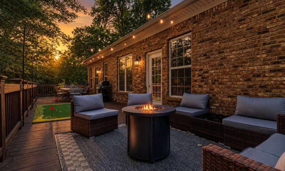 Opelika House | 6BR - 5 min to RTJ - Game Room - Back Deck with Grill - Sleeps 15