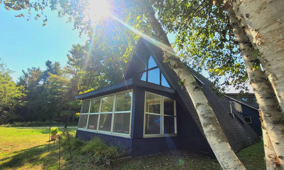 Beaver Island House | A Frame cabin with a short stroll to a gorgeous sandy beach!