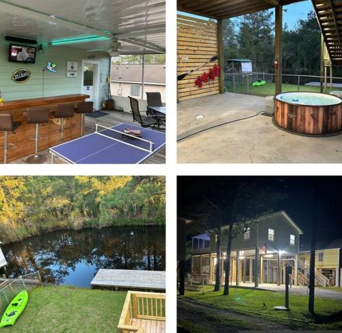 Shoreline Park House | Bay Breeze Bliss-Hot Tub, Bar and Canal 5mi to Beach