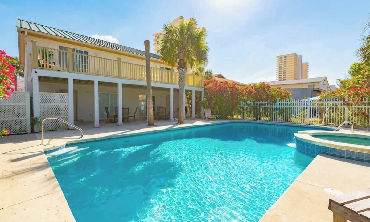 Bel Air House | Beachfront Luxury Villa w/Private Pool & Hot Tub