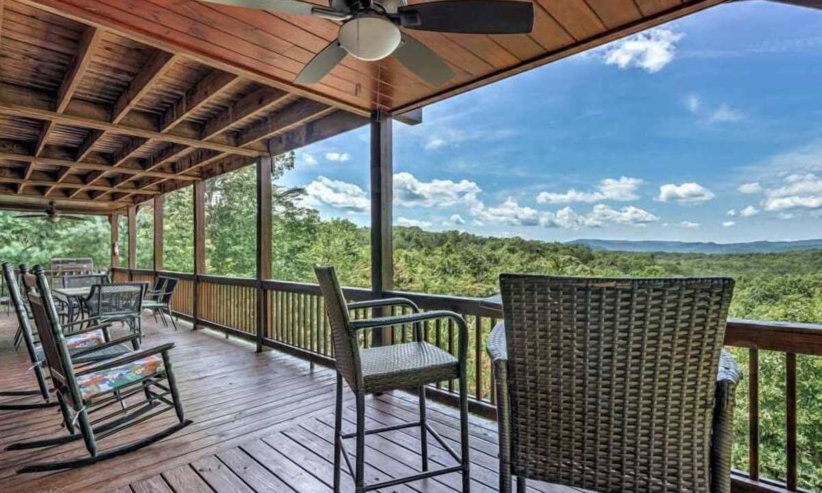 Blue Ridge Cabin | Big Sky Retreat- Pet Friendly | Game Room | Hot Tub with Views