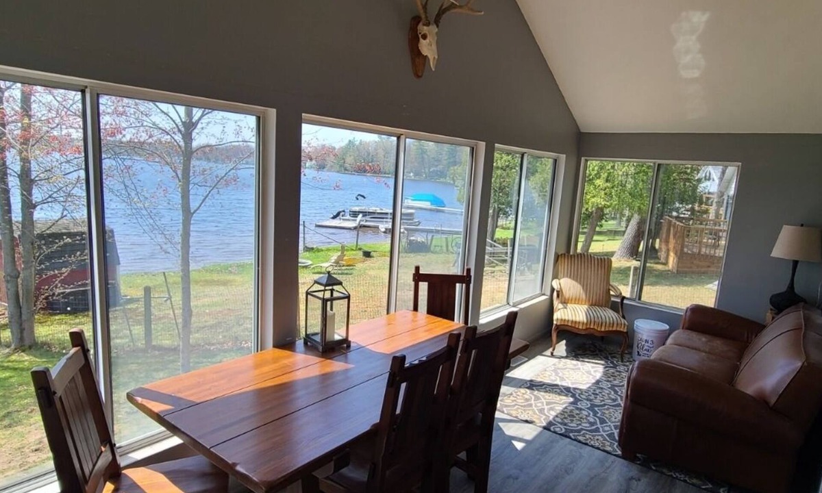 White Cloud Cabin | Cabin located on Robinson Lake. Rent all 3 for a multifamily vacation