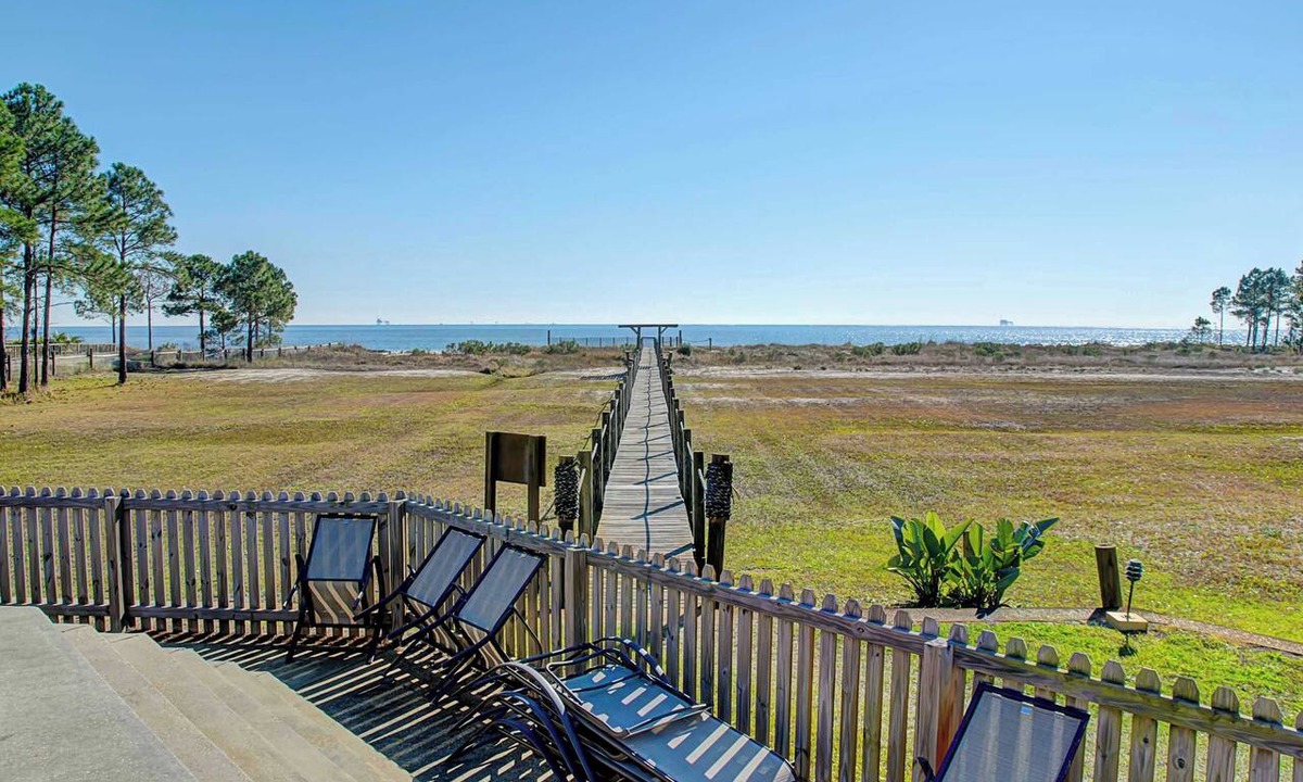 Dauphin Island Condo | Condo with WiFi, boardwalk to beach, Gulf view, pool, & picnic area