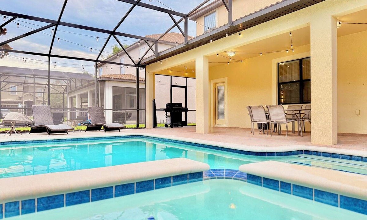 Davenport House | Family Home with Pvt Pool, BBQ Grill, PS5 & Game Room, Walk to Clubhouse