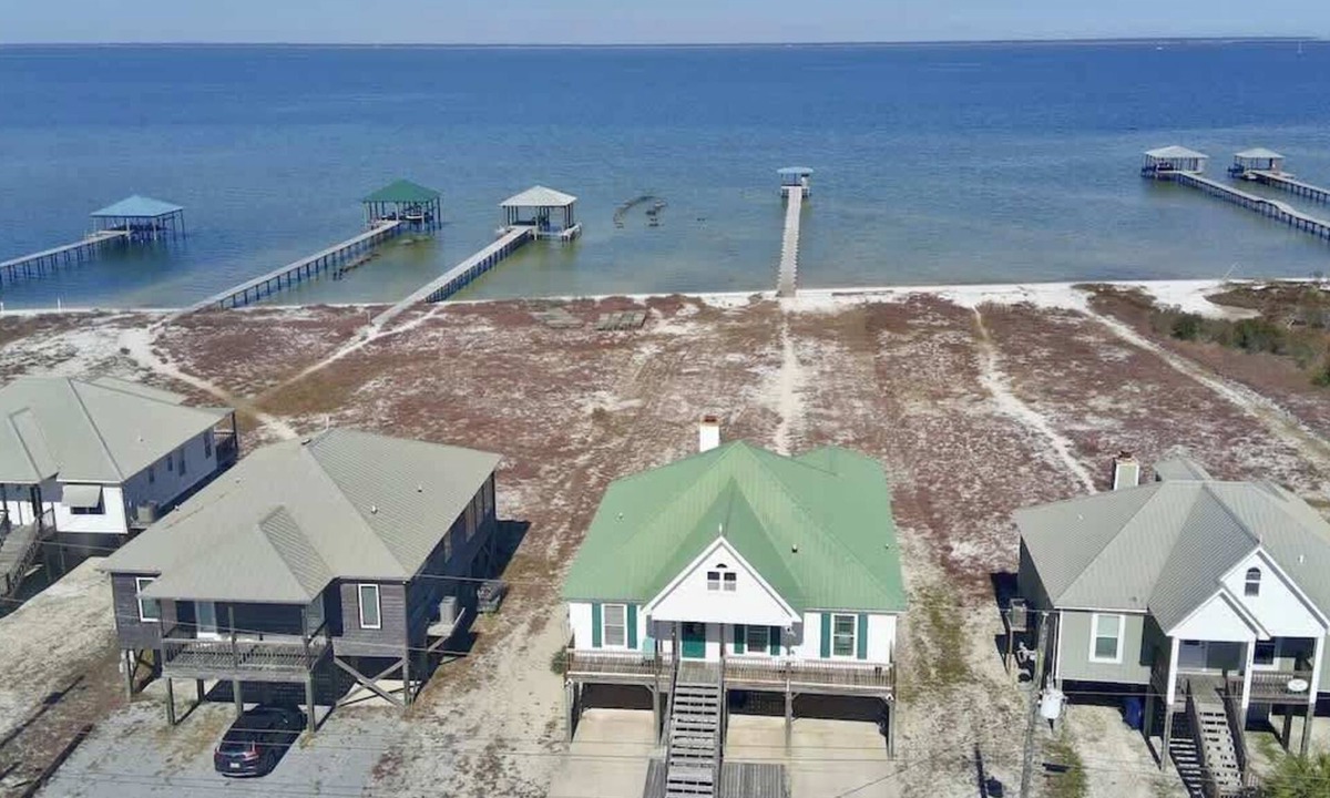 Dauphin Island House | Family Waterfront Island Home Dock Hot Tub!