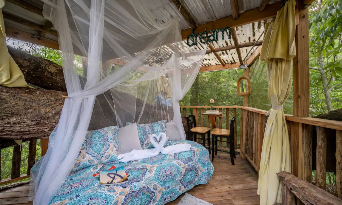Live Oak House | Glamping Treehouse on Farm, Unique Experience!
