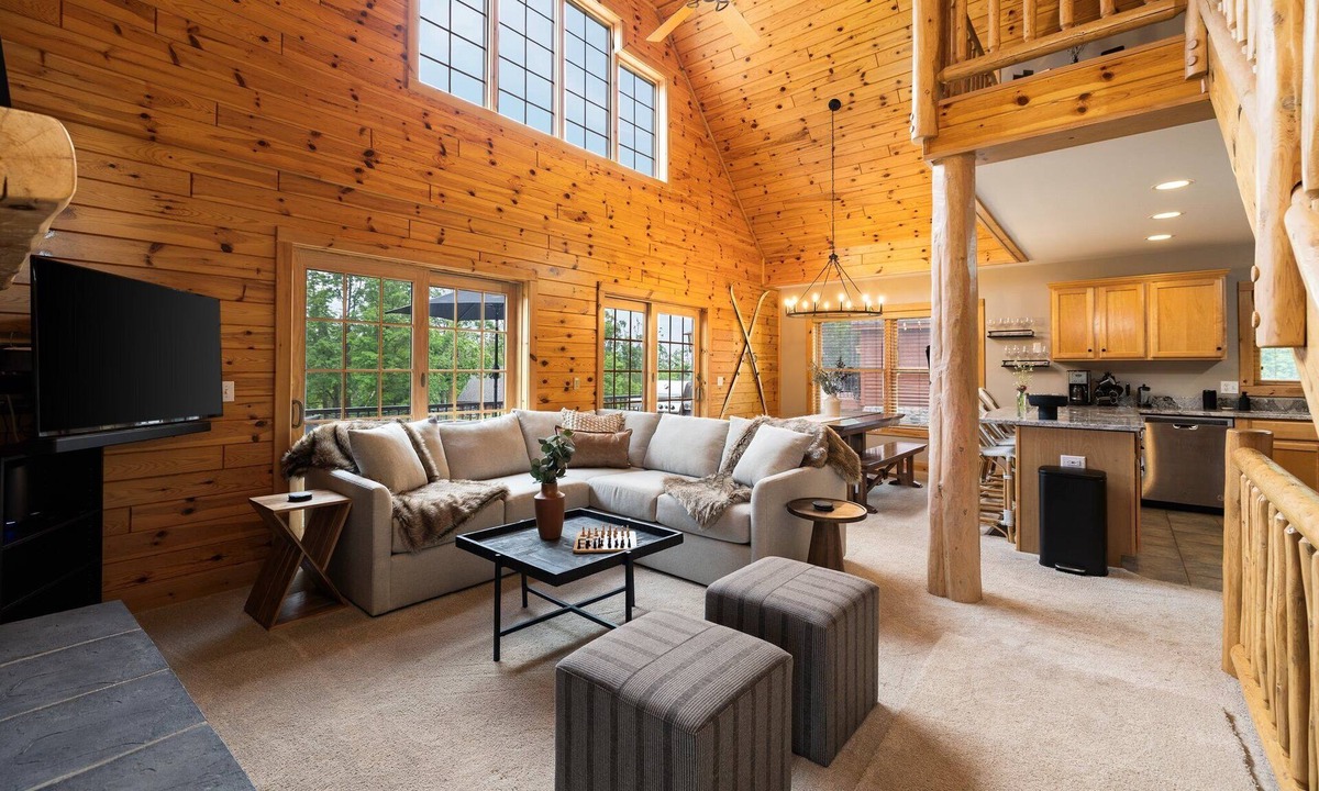 Gaylord Cabin | Hole 9 Views. Ski-In Ski-Out. Northern Michigan Getaway.