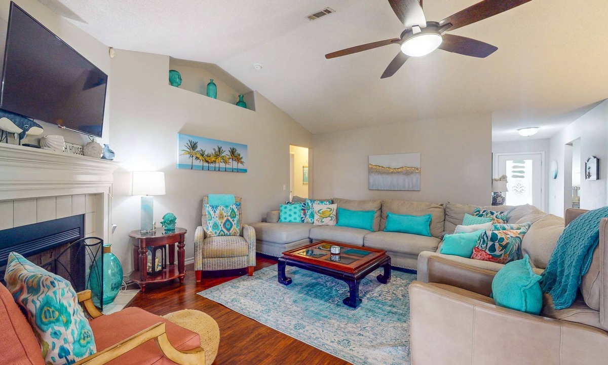 Ono Island House | Home with kitchen, patio, playground, central AC, & W/D