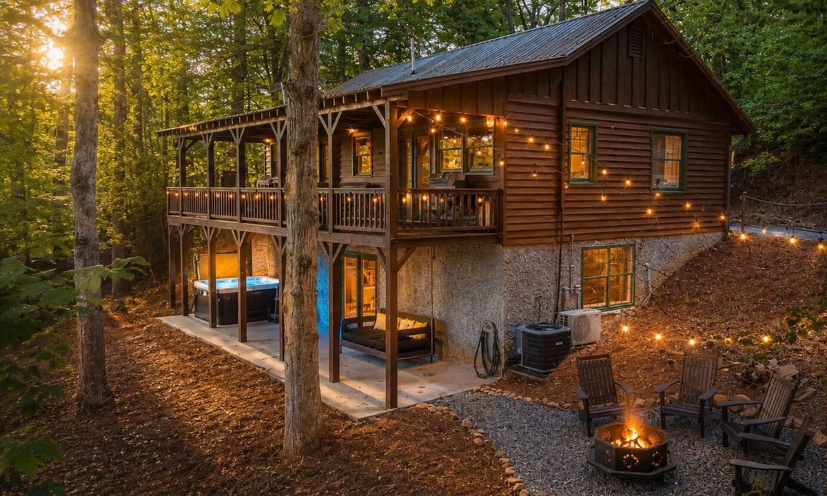 My Mountain Cabin | Hot tub + Game Room/Pet Friendly/10 Minutes to downtown/Easily accessible