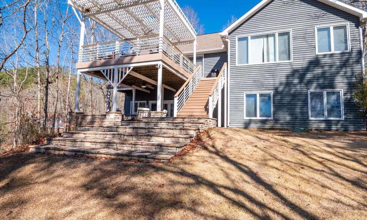 Smith Mountain Estates House | Immerse yourself in spacious lakefront living at Lakeside Tower View.