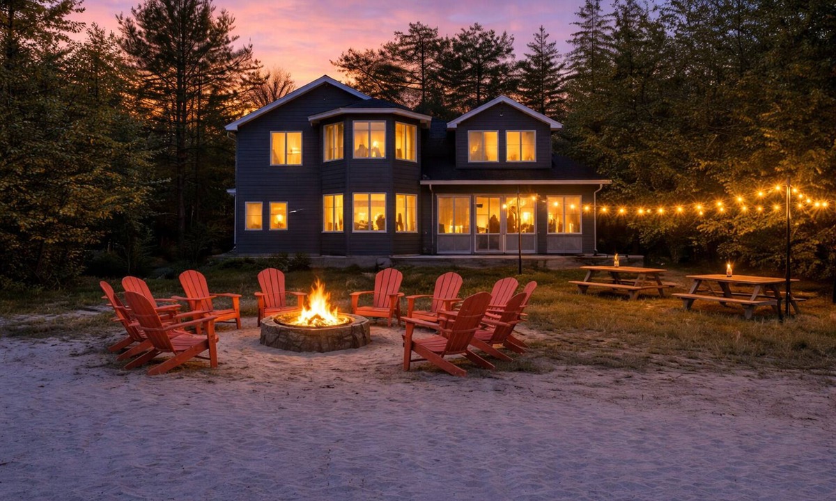 Cheboygan House | Lake Huron Beach House 10 minutes from Mackinaw City, Kayaks, Gym, Amazing Views