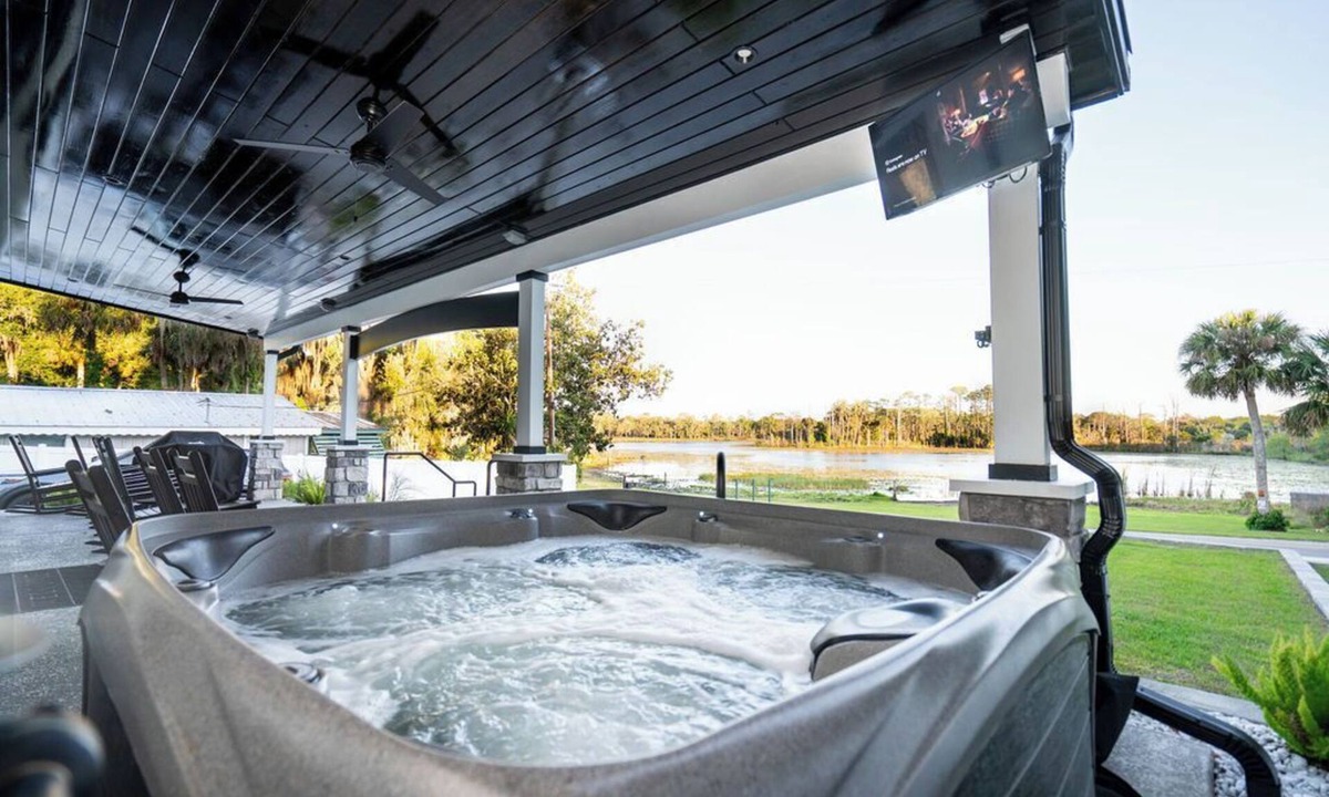 Geneva House | Lakefront Retreat w/Hot Tub, Arcade & Sunset Views