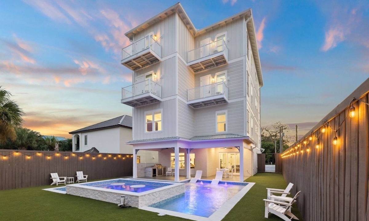 Tang-O-Mar House | Large Miramar Home with Pool and Spa, Game Room, Foosball, Elevator and 8 Bikes