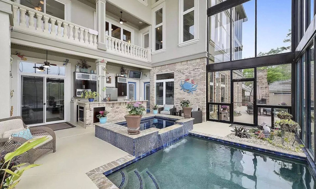 Diamondhead House | Level 1, infinity pool and amazing outdoor entertaining space! - Diamondhead, MS