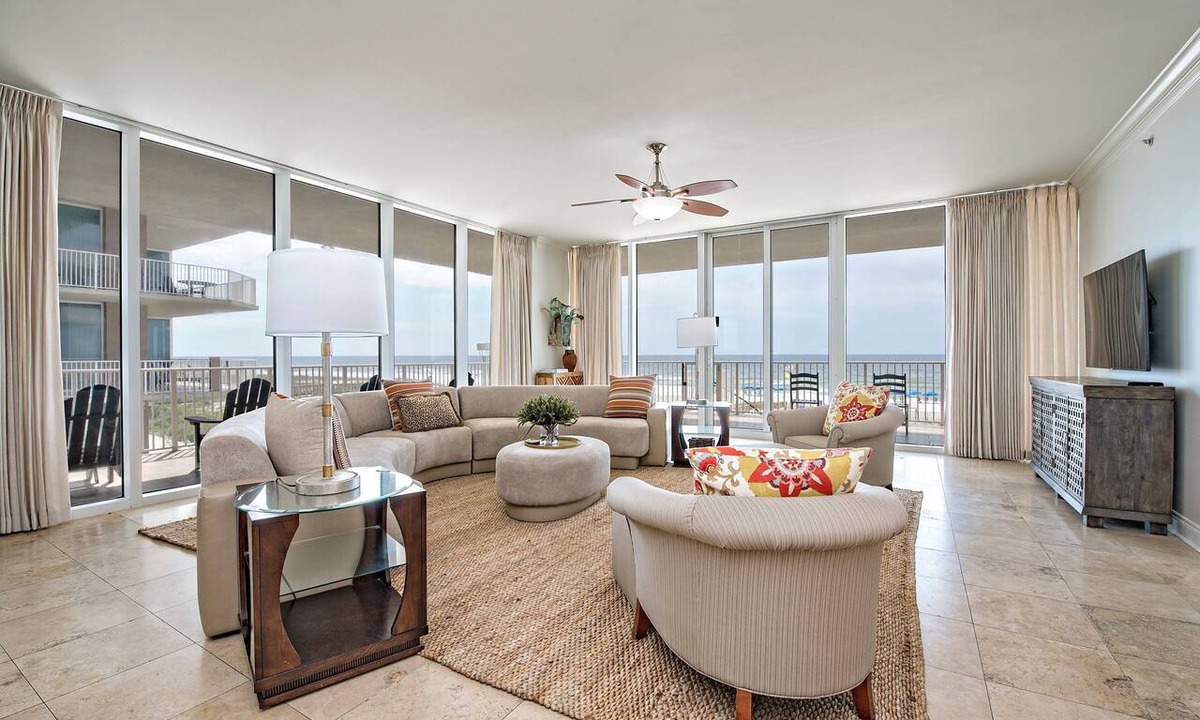 Ono Island Condo | Mediterranean 201 a HUGE 4 bedroom condo next to the Flora-Bama by Prickett Properties