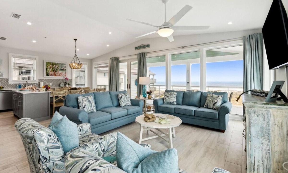 Fernandina Beach Villa | Ocean Lookout #3 | Heated Pool | Beachfront Deck | Stunning Ocean Views
