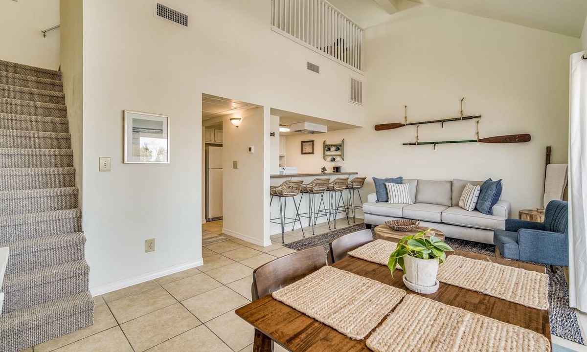 Villa Sabine Condo | Pensacola Beach Bay-View Loft | Walk to Gulf | Bunk Beds | Sleeps 6 | Renovated