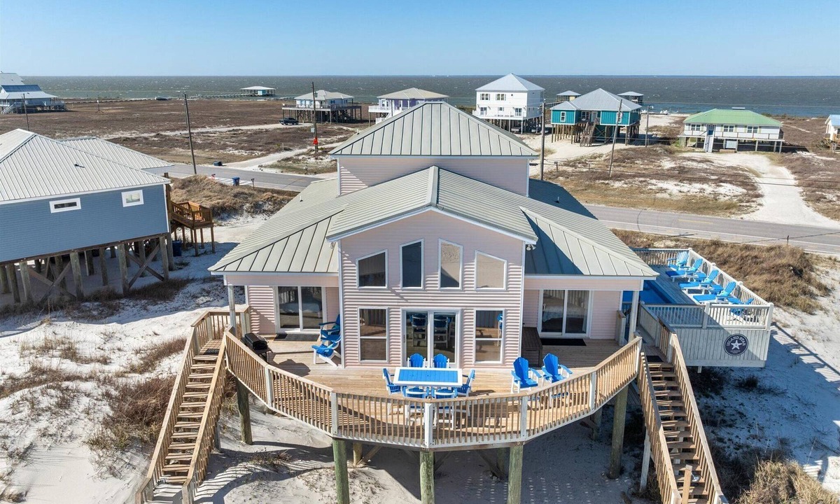 Dauphin Island House | Private Heated Pool, walkout on the beach! - Island Star