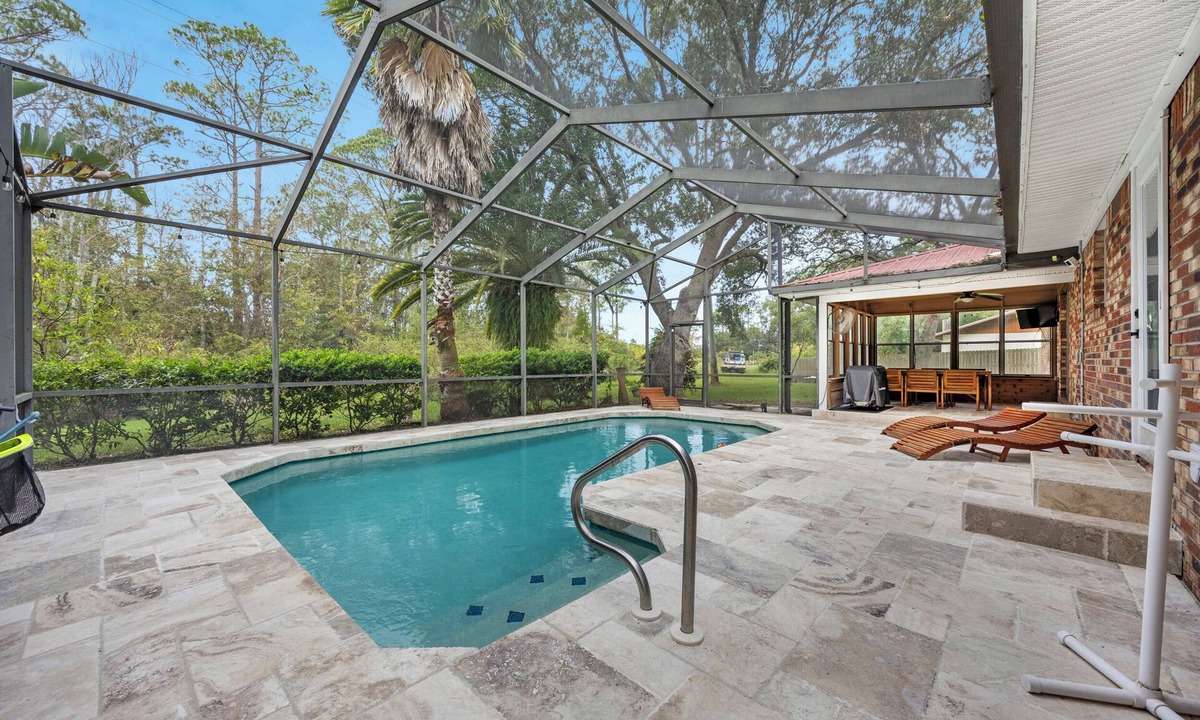 St. Augustine South House | Private Pool Oasis Near Beach + Downtown