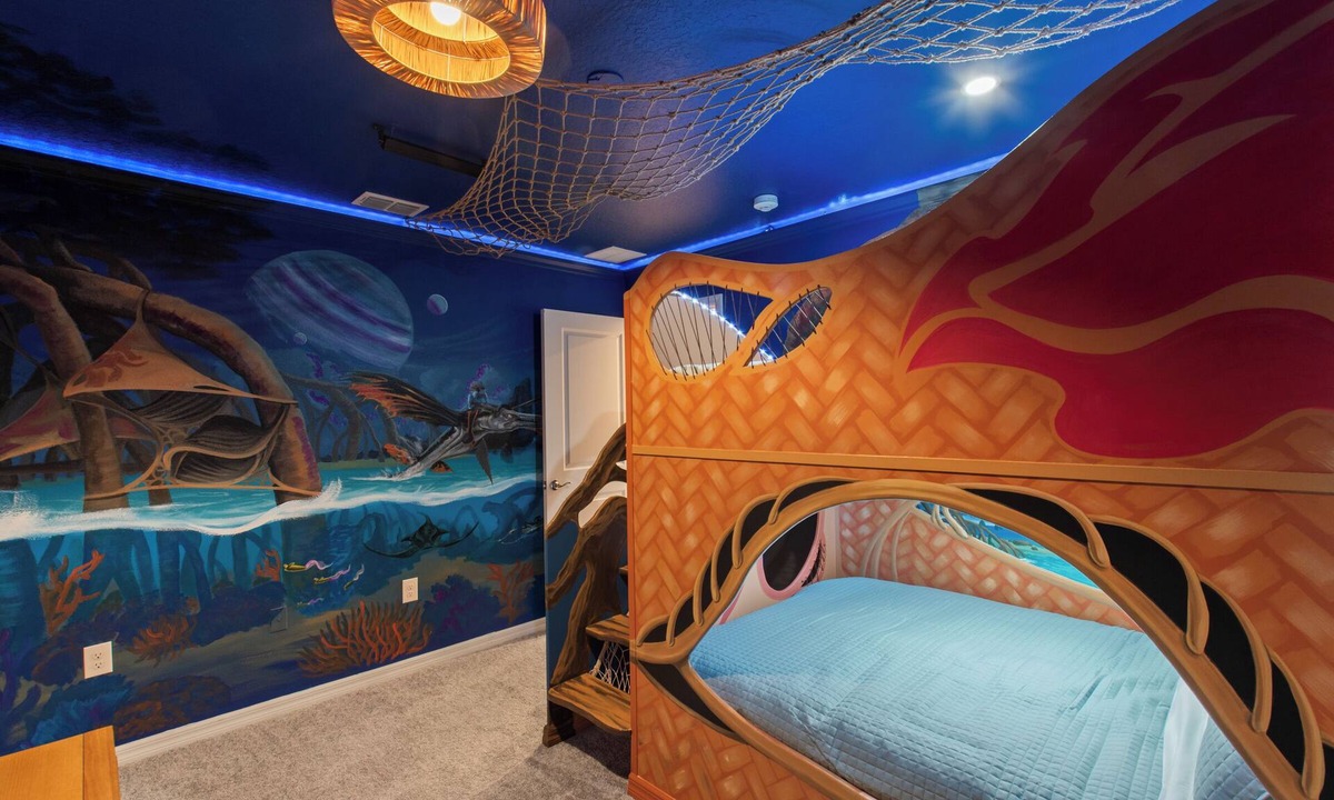 Four Corners House | PROMO 10 BR Home, Themed Rooms, Private Pool, in New Windsor Cay Resort