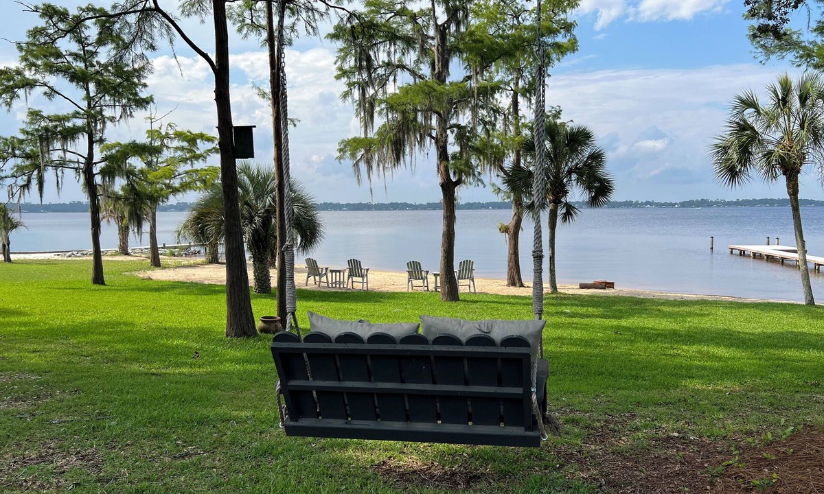 Ono Island House | Rare bay waterfront home with 145' of SANDY BEACH! Pets welcome!