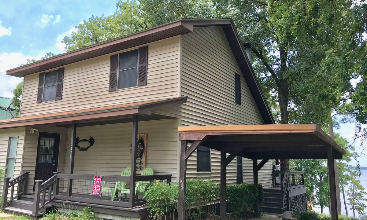 Jasper House | Sam Rayburn Lake Waterfront: 3 BR, 2 Bath, Sandy Beach, Swim, Fish, Hike, & WiFi