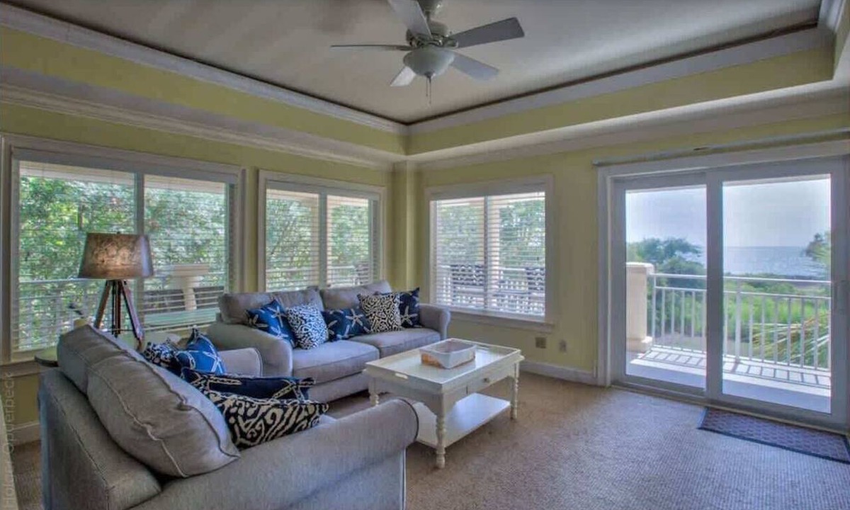 Daufuskie Island Condo | Seabreeze Villa Oceanfront 3bdr with Golf Cart
