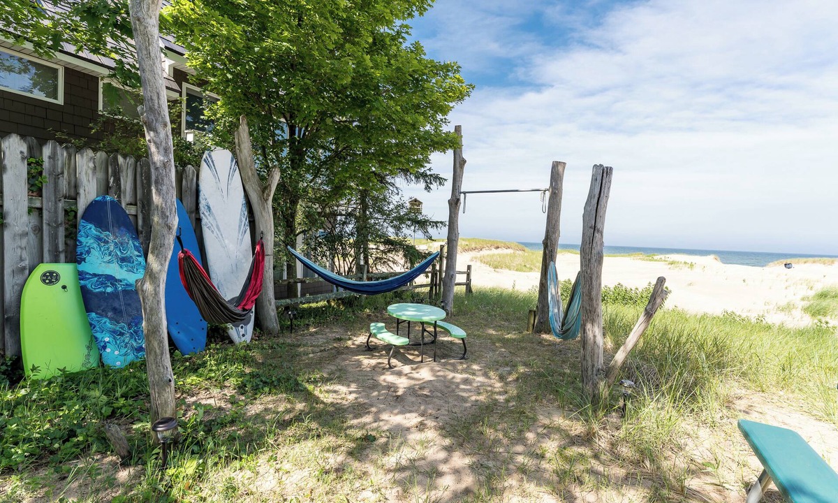 Port Sheldon House | Serenity Beach, just steps from the beautiful shores of Lake Michigan.