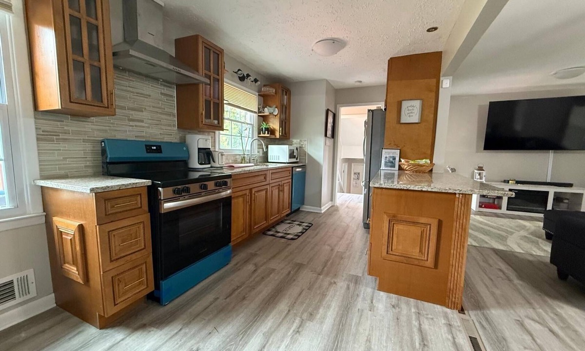 Church Street House | Spacious Riverdale Home with Game Room & Huge Backyard Deck, Close to Airport