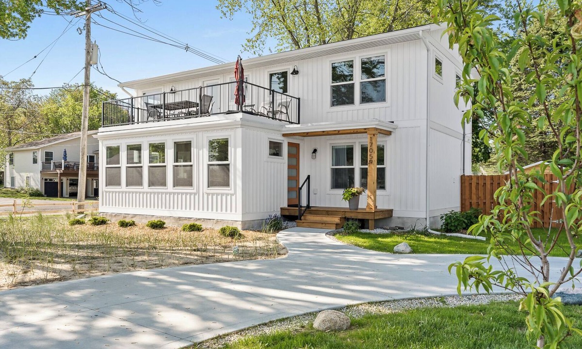 Spring Lake Cottage | Spring Lake Cottage w/Hot Tub, Private Waterfront & Dock, boat to Lake MI