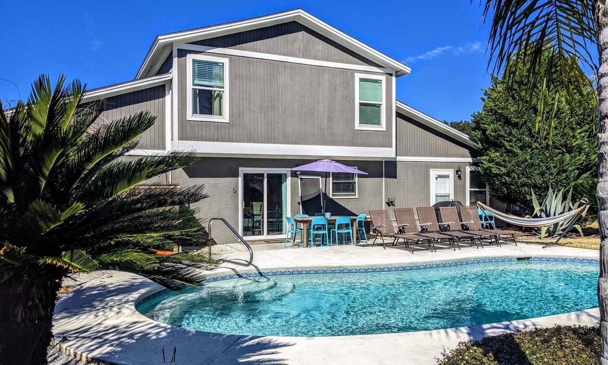 Kiska Beach House | Steps From Beach -Six Bedroom with Private Pool - Fire Pit