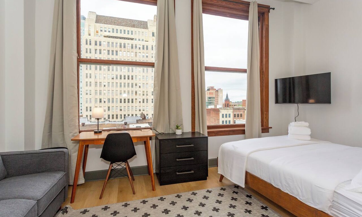 Civil Rights Historic District Apartment | Studio at the Frank in the heart of Downtown.