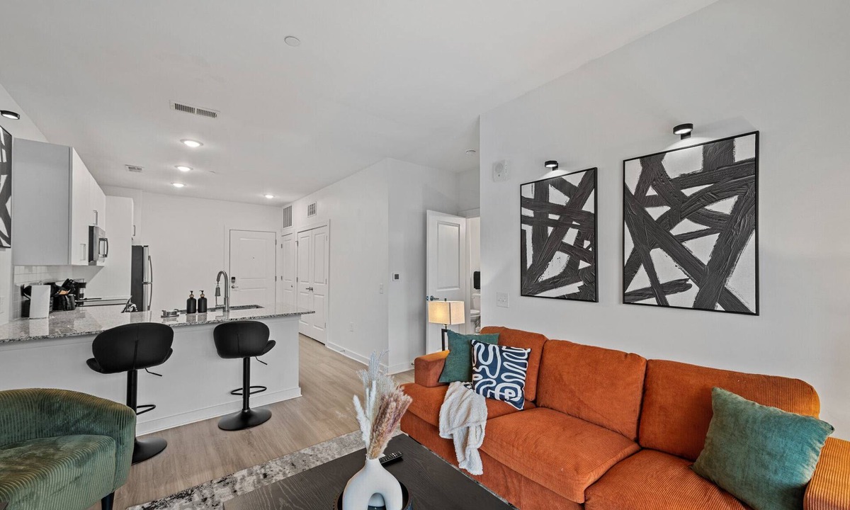 Boulevard Heights Apartment | Stylish BeltLine 1BR with Pool-View Balcony, EV Charging & Gym Next Door