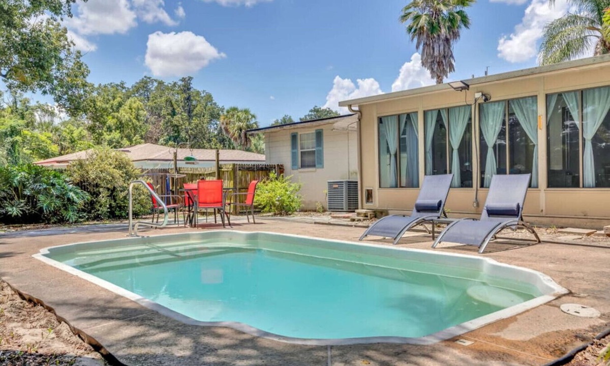 Jacksonville House | Stylish In-Town Escape with Pool & Relaxing Vibe