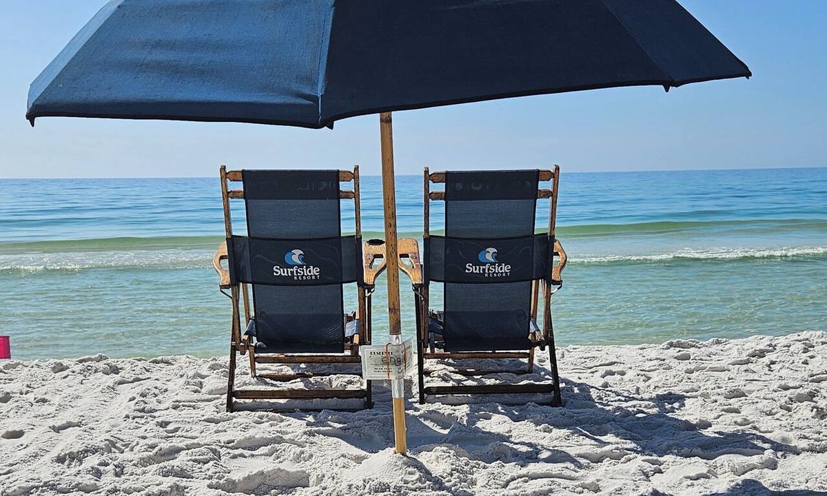 Miramar Beach Condo | Surfside Resort Miramar Beach, Awesome Beach views, Beach Chairs & umbrella