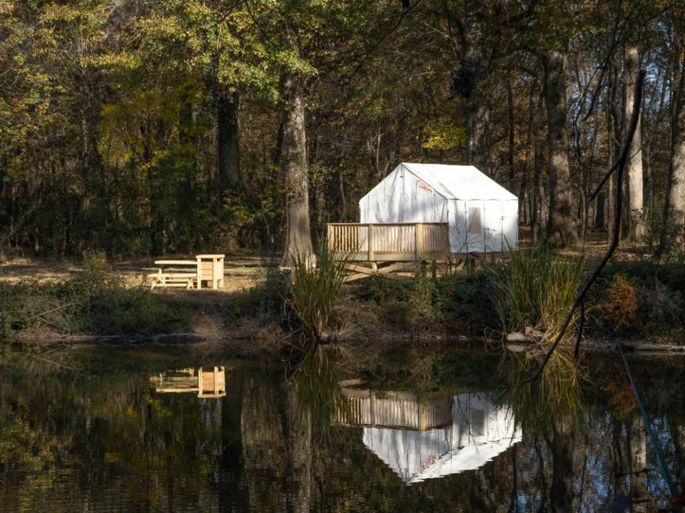 Jackson Other | Tentrr State Park Site - Mississippi LeFleur's Bluff State Park - Mayes Lake B - Single Camp