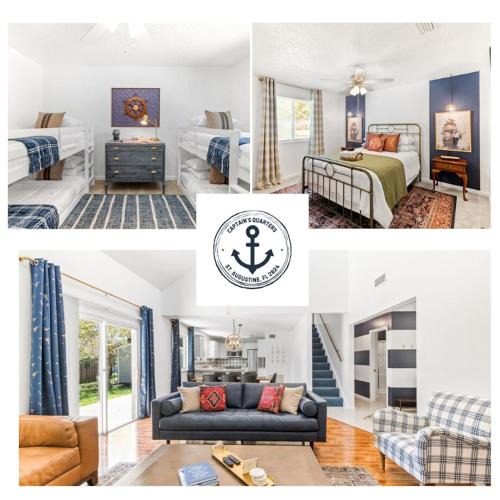 St. Augustine South House | The Captians Quarters - A Unique Family Experience, close to Downtown and Beaches