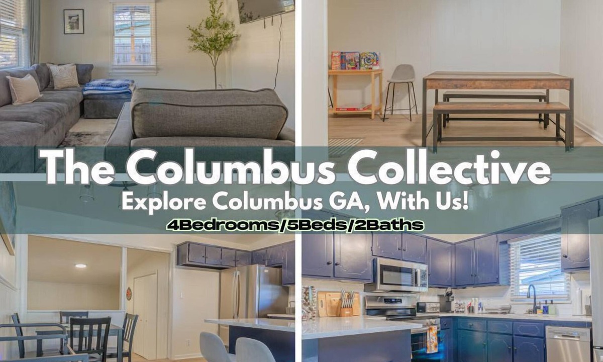 Columbus House | The Columbus Collective: 4Bed | with games