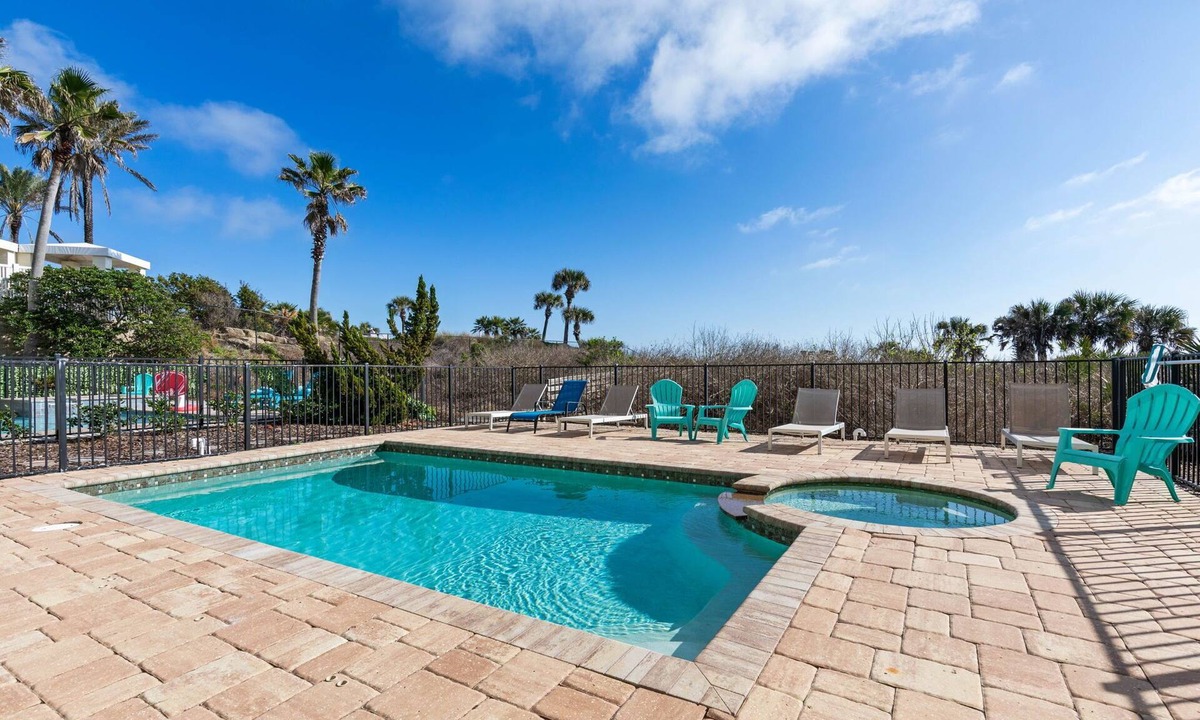 Palm Coast House | Tiki Tides Oceanfront Beach Home 7BR, Elevator, Heated Pool & Private Boardwalk