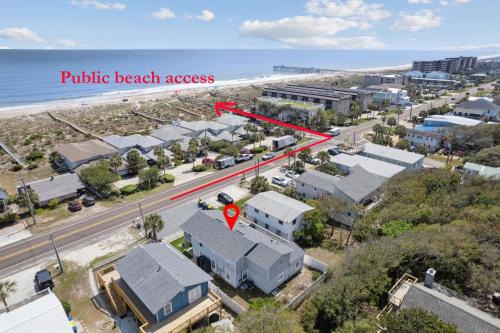 Fernandina Beach House | Updated 6-bedroom, 4 bath well stocked coastal cottage across from the beach with a private pool