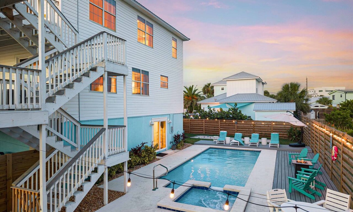 Crescent Beach House | Waterfront Home: Saltwater Pool, Arcade & Hot Tub