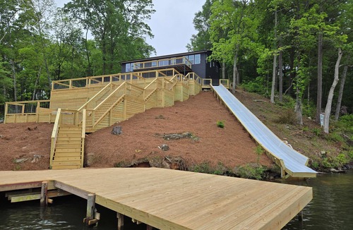 Alexander City House | 100' Water Slide - Pool Spa - Game Room - Firepit - Overlook Oasis on Martin