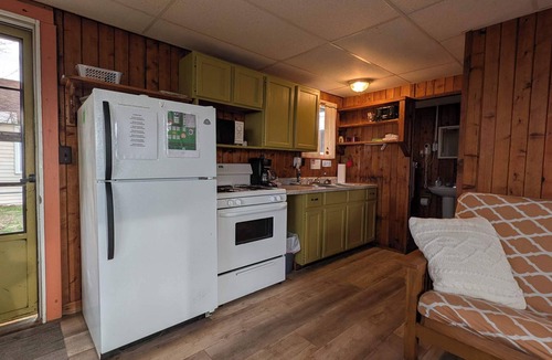 Chippewa Lake Cabin | 1BR Retreat in Chippewa w/pickleball court