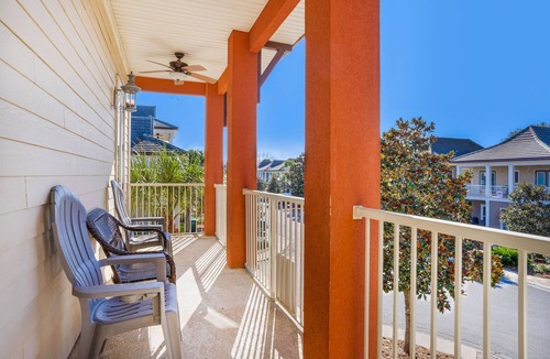 Villages of Crystal Beach House | ⭐2 Master Suites-Walk 2 Crystal Beach-Lagoon Pool-Hot Tub-4BR Tahitian Paradise
