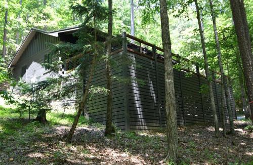 Cherry Log House | 2BR Cabin Rental | Blue Ridge GA | Hot Tub, Deck