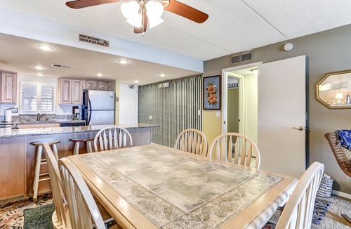 Fernandina Beach Condo | 2nd Floor 2 Bed/2 Bath Beachfront condo sleeps 6. patio & pool.