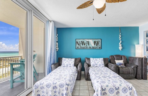Navarre Beach Condo | 2nd Floor OceanFront,Free Beach Chairs & Unbrella Service HeatedPool ArcadeGame