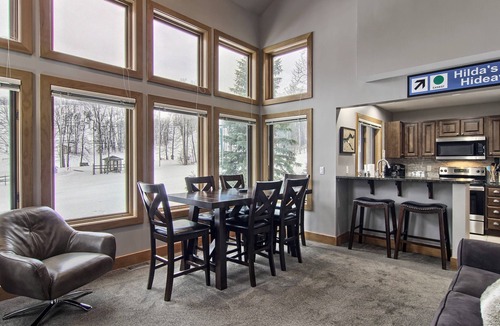 Boyne Falls Condo | 610 Disciples Village | Slopeside on Boyneland - 5BR | Ski Locker | Fireplace