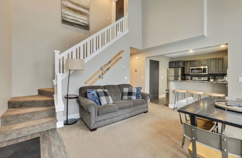 Boyne Falls Condo | 620 Disciples Village | On Boyneland Ski Run | Ski-In/Out | Gas Fireplace